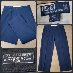 Polo Ralph Lauren Prospect Pant Chino Pants Size 36x28 Blue Faded Flaw🚨